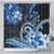 Polynesia Paisley Shower Curtain Mix Blue Polynesian Pattern