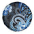 Polynesia Paisley Spare Tire Cover Mix Blue Polynesian Pattern