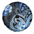 Polynesia Paisley Spare Tire Cover Mix Blue Polynesian Pattern