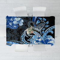 Polynesia Paisley Tablecloth Mix Blue Polynesian Pattern LT05 Blue - Polynesian Pride