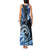 Polynesia Paisley Tank Maxi Dress Mix Blue Polynesian Pattern LT05 - Polynesian Pride