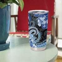 Polynesia Paisley Tumbler Cup Mix Blue Polynesian Pattern LT05 - Polynesian Pride