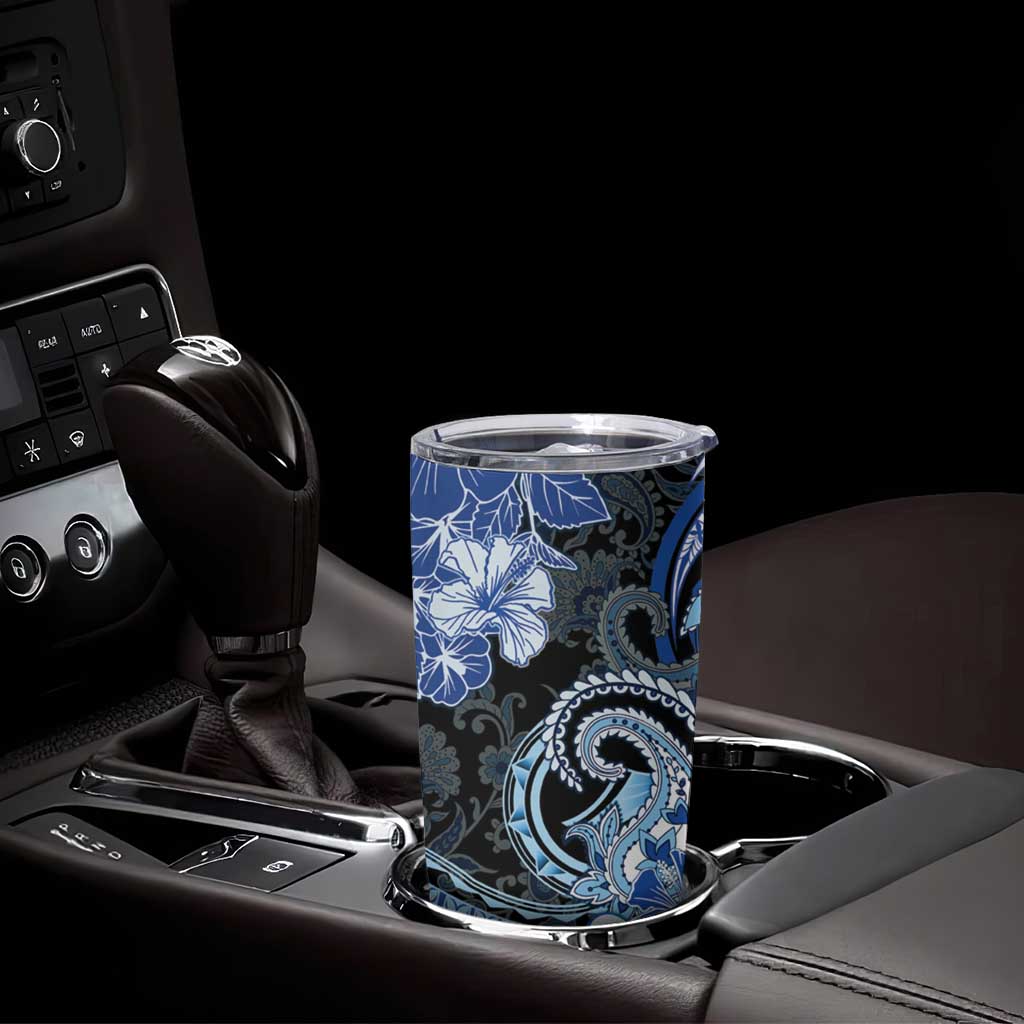 Polynesia Paisley Tumbler Cup Mix Blue Polynesian Pattern LT05 - Polynesian Pride