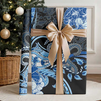 Polynesia Paisley Wrapping Paper Mix Blue Polynesian Pattern LT05 - Polynesian Pride