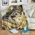 Polynesia Paisley Blanket Mix Gold Polynesian Pattern