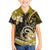 Polynesia Paisley Family Matching Off Shoulder Long Sleeve Dress and Hawaiian Shirt Mix Gold Polynesian Pattern LT05 Son's Shirt Gold - Polynesian Pride