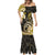 Polynesia Paisley Mermaid Dress Mix Gold Polynesian Pattern LT05 - Polynesian Pride