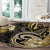 Polynesia Paisley Round Carpet Mix Gold Polynesian Pattern