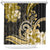 Polynesia Paisley Shower Curtain Mix Gold Polynesian Pattern