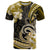 Polynesia Paisley T Shirt Mix Gold Polynesian Pattern LT05 Gold - Polynesian Pride