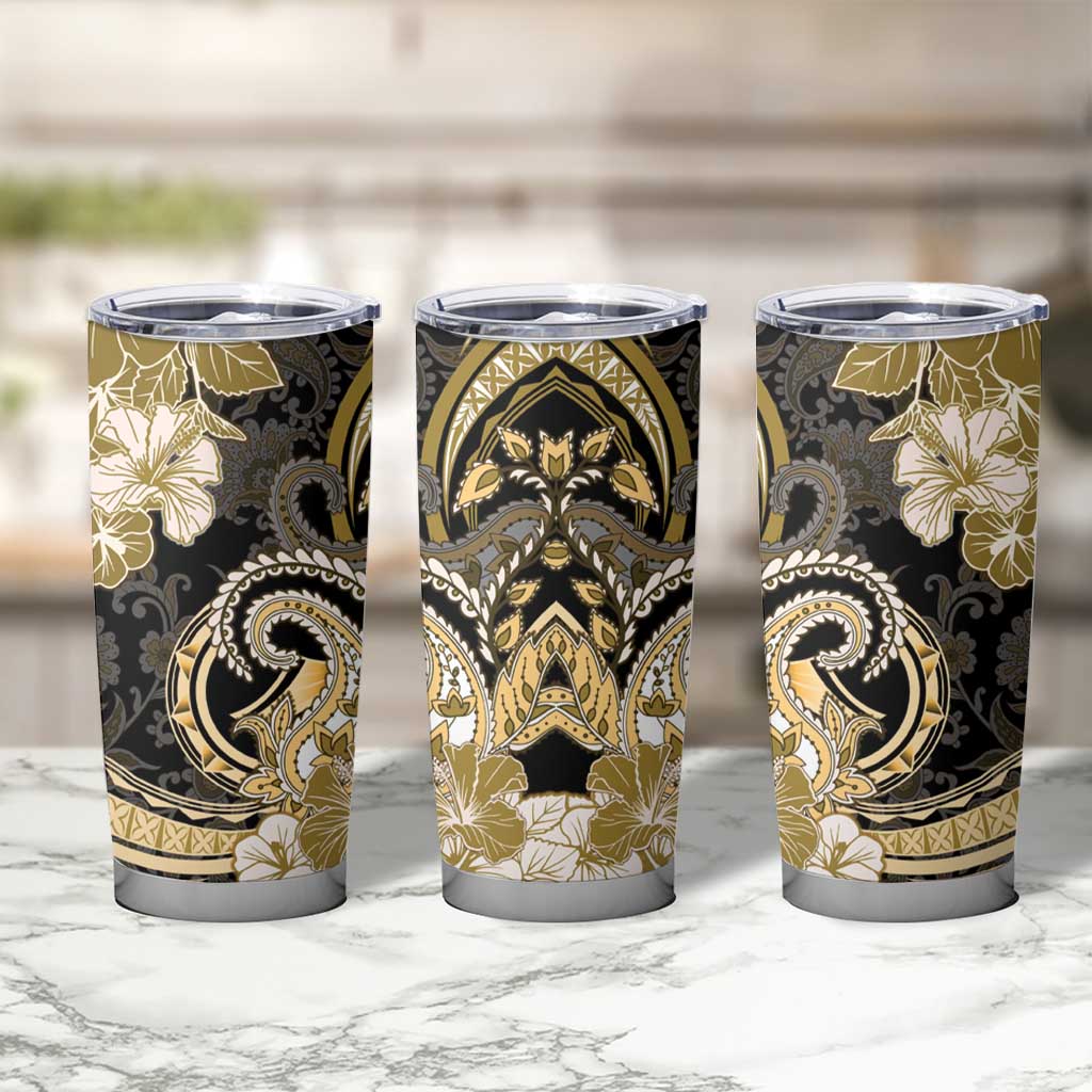 Polynesia Paisley Tumbler Cup Mix Gold Polynesian Pattern LT05 - Polynesian Pride