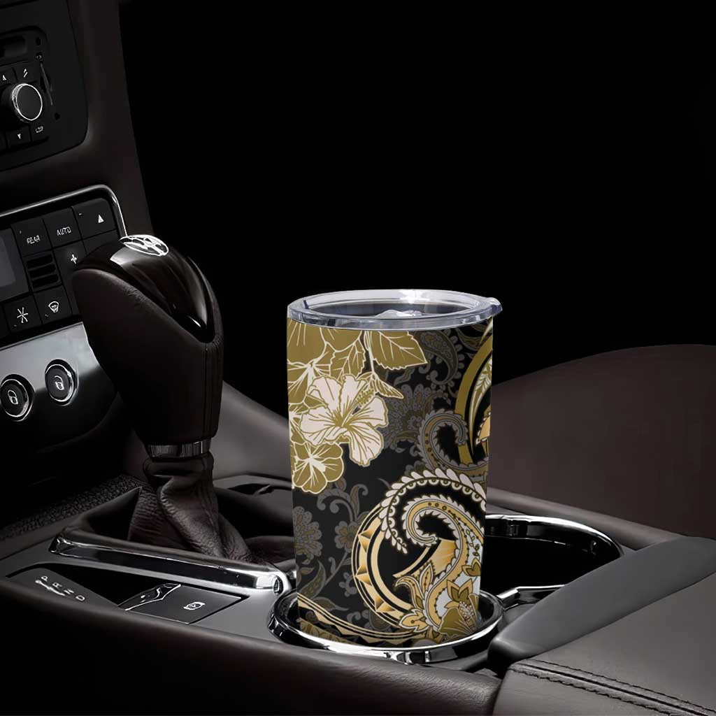 Polynesia Paisley Tumbler Cup Mix Gold Polynesian Pattern LT05 - Polynesian Pride