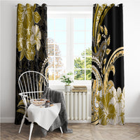 Polynesia Paisley Window Curtain Mix Gold Polynesian Pattern LT05 - Polynesian Pride