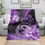 Polynesia Paisley Blanket Mix Purple Polynesian Pattern