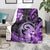 Polynesia Paisley Blanket Mix Purple Polynesian Pattern