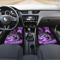 Polynesia Paisley Car Mats Mix Purple Polynesian Pattern LT05 Set 2pcs - Front Purple - Polynesian Pride