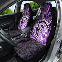 Polynesia Paisley Car Seat Cover Mix Purple Polynesian Pattern