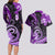 Polynesia Paisley Couples Matching Long Sleeve Bodycon Dress and Hawaiian Shirt Mix Purple Polynesian Pattern LT05 - Polynesian Pride