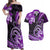 Polynesia Paisley Couples Matching Off Shoulder Maxi Dress and Hawaiian Shirt Mix Purple Polynesian Pattern LT05 Purple - Polynesian Pride