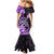 Polynesia Paisley Family Matching Mermaid Dress and Hawaiian Shirt Mix Purple Polynesian Pattern LT05 - Polynesian Pride