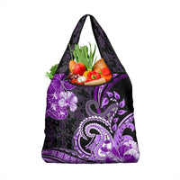 Polynesia Paisley Grocery Bag Mix Purple Polynesian Pattern LT05 1-pack One Size Purple - Polynesian Pride