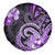 Polynesia Paisley Spare Tire Cover Mix Purple Polynesian Pattern