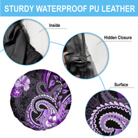 Polynesia Paisley Spare Tire Cover Mix Purple Polynesian Pattern LT05 - Polynesian Pride
