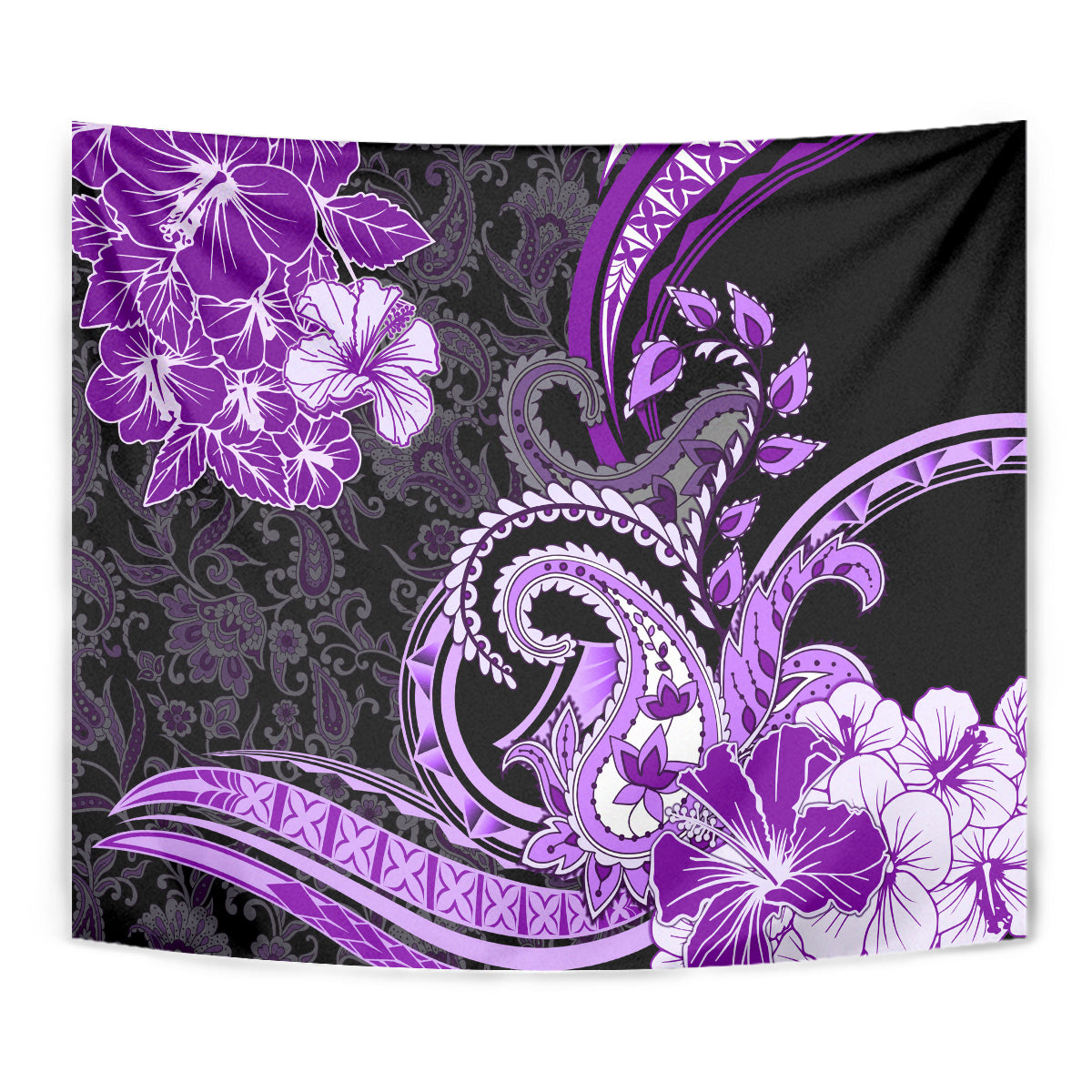 Polynesia Paisley Tapestry Mix Purple Polynesian Pattern LT05 - Polynesian Pride