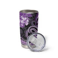 Polynesia Paisley Tumbler Cup Mix Purple Polynesian Pattern LT05 - Polynesian Pride