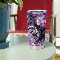 Polynesia Paisley Tumbler Cup Mix Purple Polynesian Pattern LT05 - Polynesian Pride