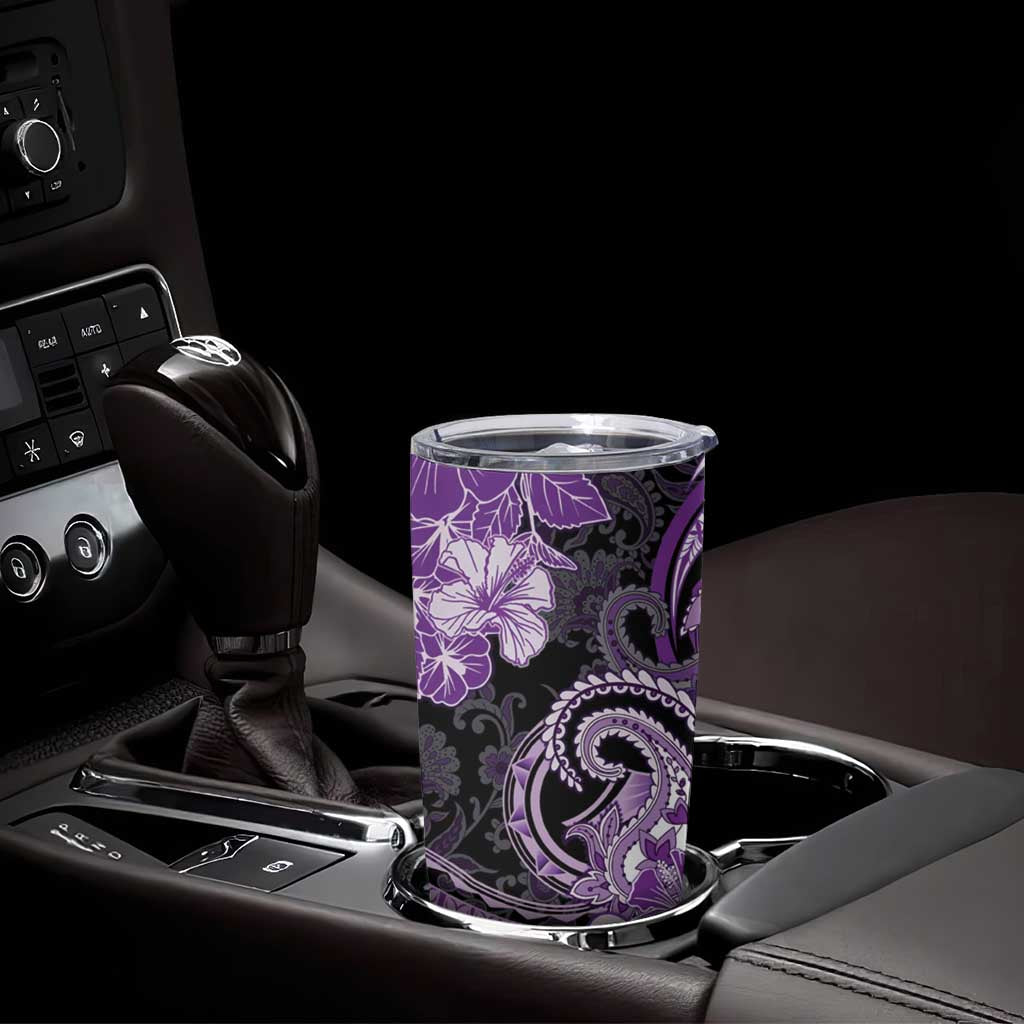 Polynesia Paisley Tumbler Cup Mix Purple Polynesian Pattern LT05 - Polynesian Pride