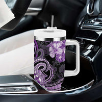Polynesia Paisley Tumbler With Handle Mix Purple Polynesian Pattern LT05 - Polynesian Pride