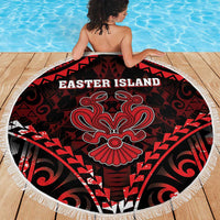 Easter Island Beach Blanket Polynesian Pattern Emblem LT05 - Polynesian Pride