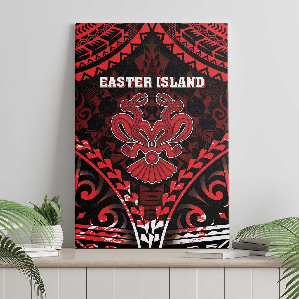 Easter Island Canvas Wall Art Polynesian Pattern Emblem LT05 - Polynesian Pride