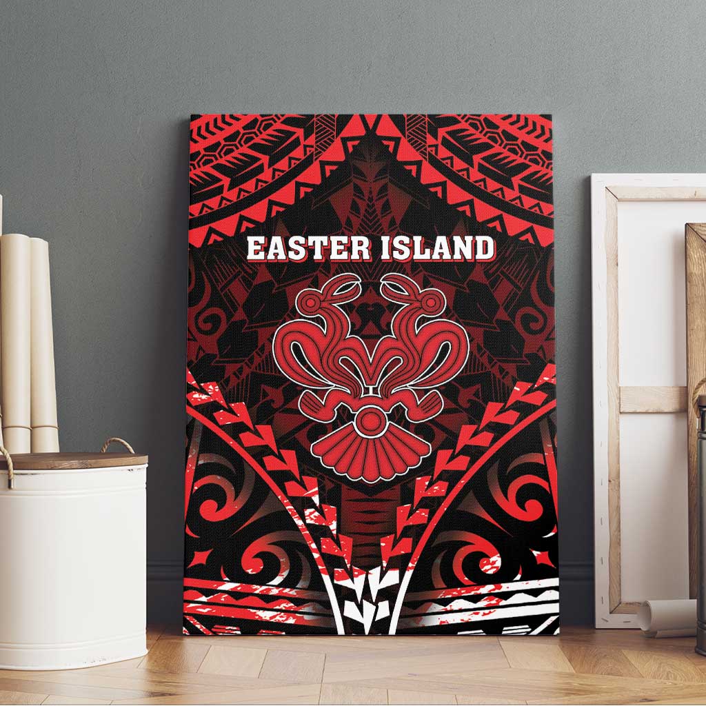 Easter Island Canvas Wall Art Polynesian Pattern Emblem LT05 - Polynesian Pride