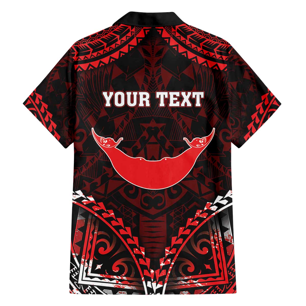 Personalised Easter Island Family Matching Off The Shoulder Long Sleeve Dress and Hawaiian Shirt Polynesian Pattern Emblem