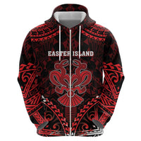 Personalised Easter Island Hoodie Polynesian Pattern Emblem