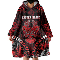 Personalised Easter Island Wearable Blanket Hoodie Polynesian Pattern Emblem LT05 - Polynesian Pride