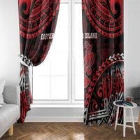 Easter Island Window Curtain Polynesian Pattern Emblem LT05 - Polynesian Pride