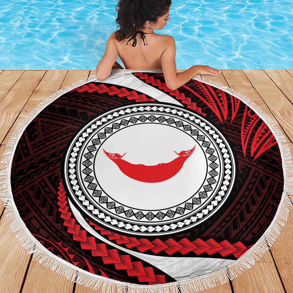 Easter Island Beach Blanket Moai Statues Polynesian Style LT05 - Polynesian Pride