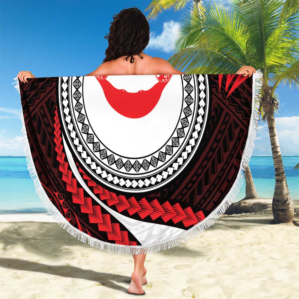 Easter Island Beach Blanket Moai Statues Polynesian Style LT05 - Polynesian Pride