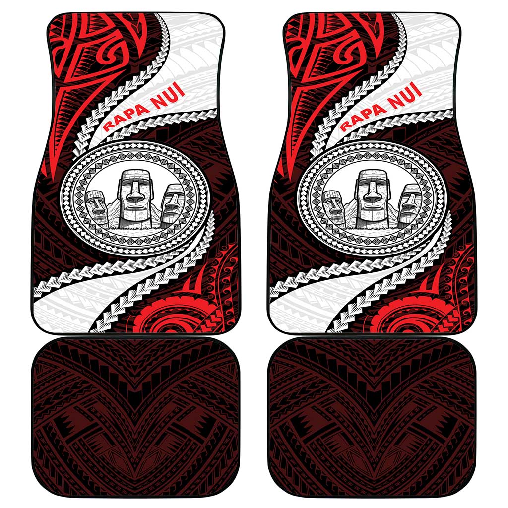 Easter Island Car Mats Moai Statues Polynesian Style LT05 - Polynesian Pride