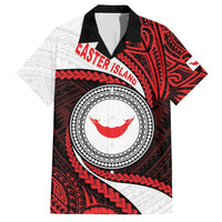 Easter Island Family Matching Short Sleeve Bodycon Dress and Hawaiian Shirt Moai Statues Polynesian Style