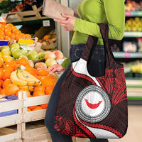 Easter Island Grocery Bag Moai Statues Polynesian Style