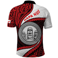 Easter Island Polo Shirt Moai Statues Polynesian Style