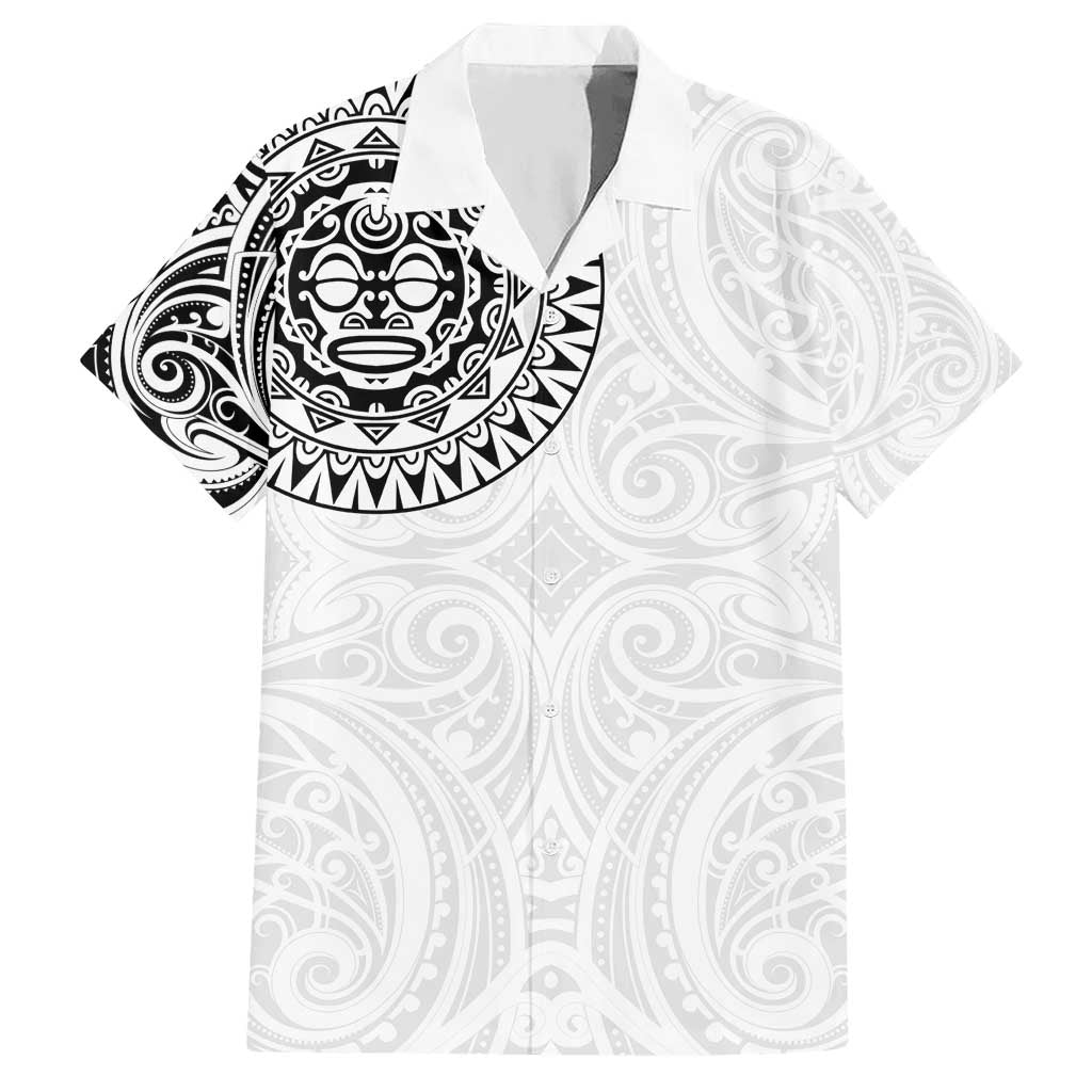 New Zealand Aotearoa Hawaiian Shirt Maori Te Mata O Rongokako LT05 White - Polynesian Pride