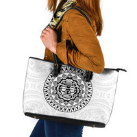 New Zealand Aotearoa Leather Tote Bag Maori Te Mata O Rongokako