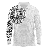 New Zealand Aotearoa Long Sleeve Polo Shirt Maori Te Mata O Rongokako