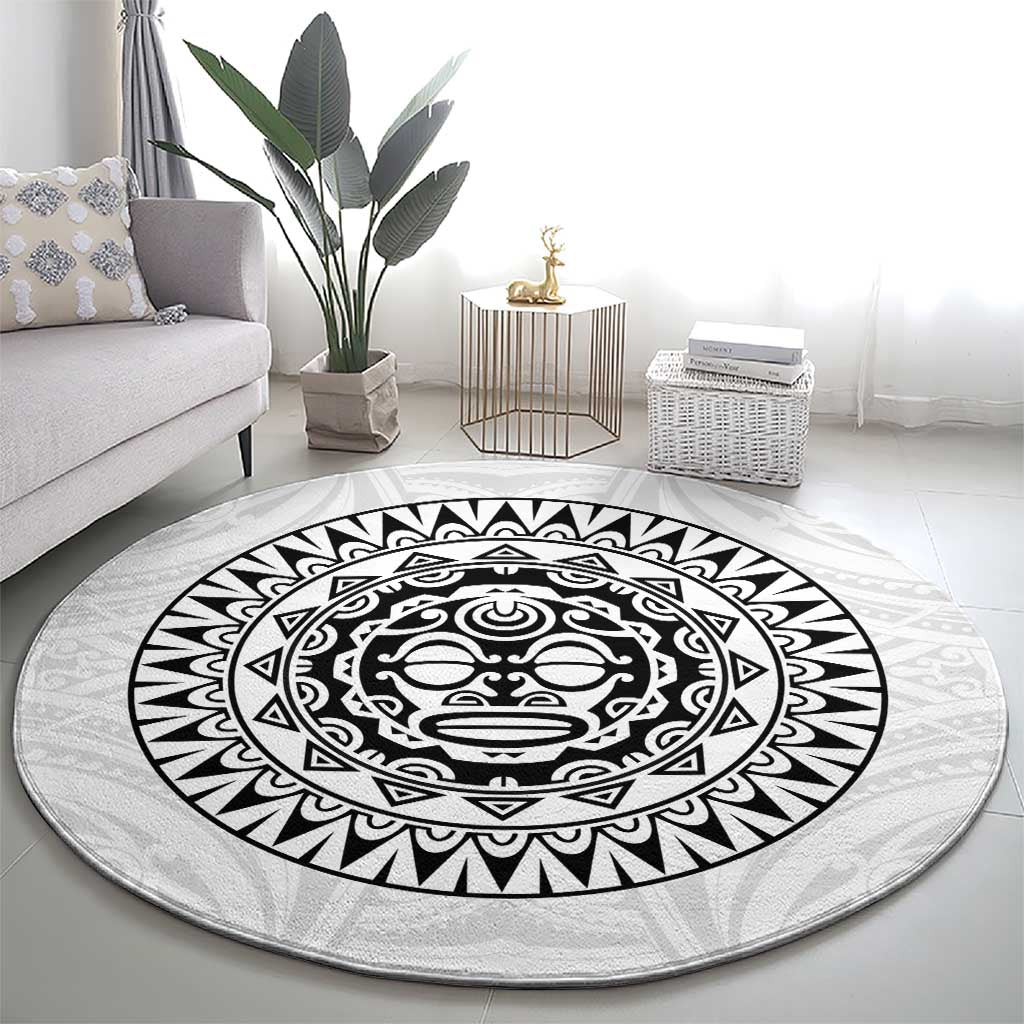 New Zealand Aotearoa Round Carpet Maori Te Mata O Rongokako