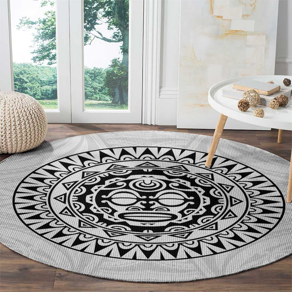 New Zealand Aotearoa Round Carpet Maori Te Mata O Rongokako